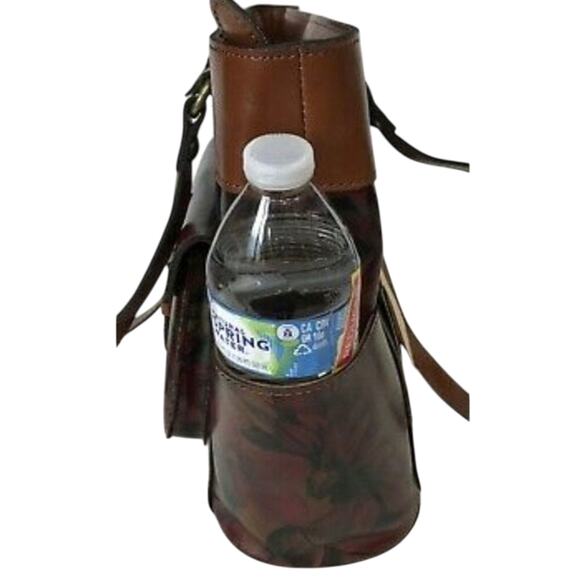 PATRICIA NASH “BOLSENA TOTE” HANDMADE LEATHER ENGLISH MUMS DESIGN SHOULDER tote - Picture 8 of 9